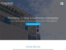 Tablet Screenshot of pomeroy.com