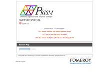 Tablet Screenshot of internal.support.pomeroy.com